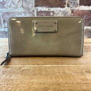 Kate Spade New York Authentic Large Gray Wallet
